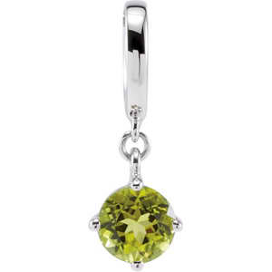 Genuine Peridot Pendant Enhancer Genuine Peridot Pendant Enhancer